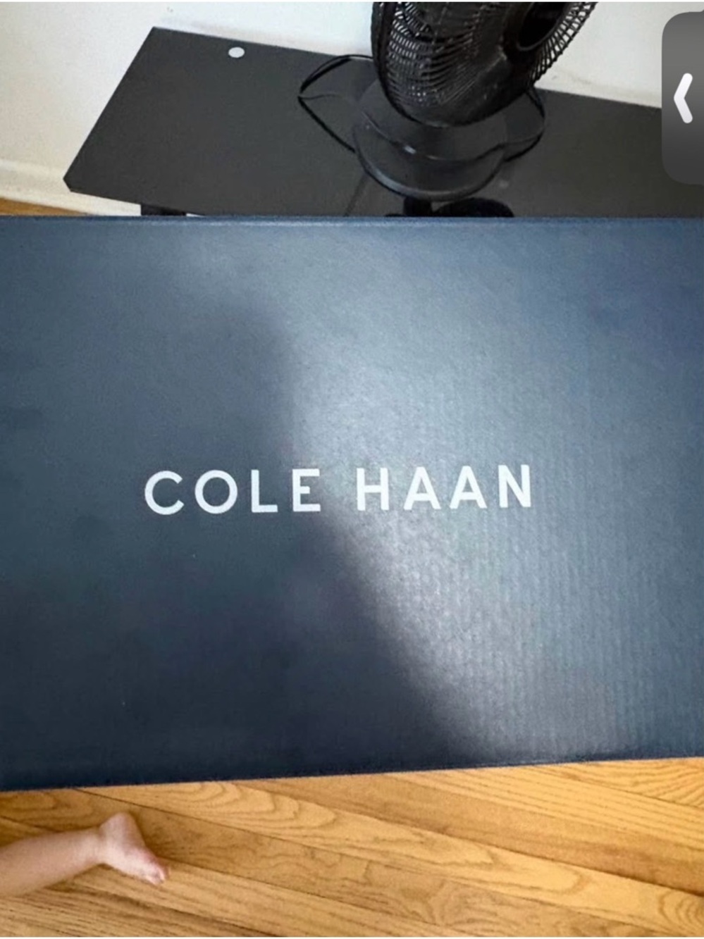 Cole Haan Men's Tan Leather Cap-Toe Oxford - Picture 4 of 5